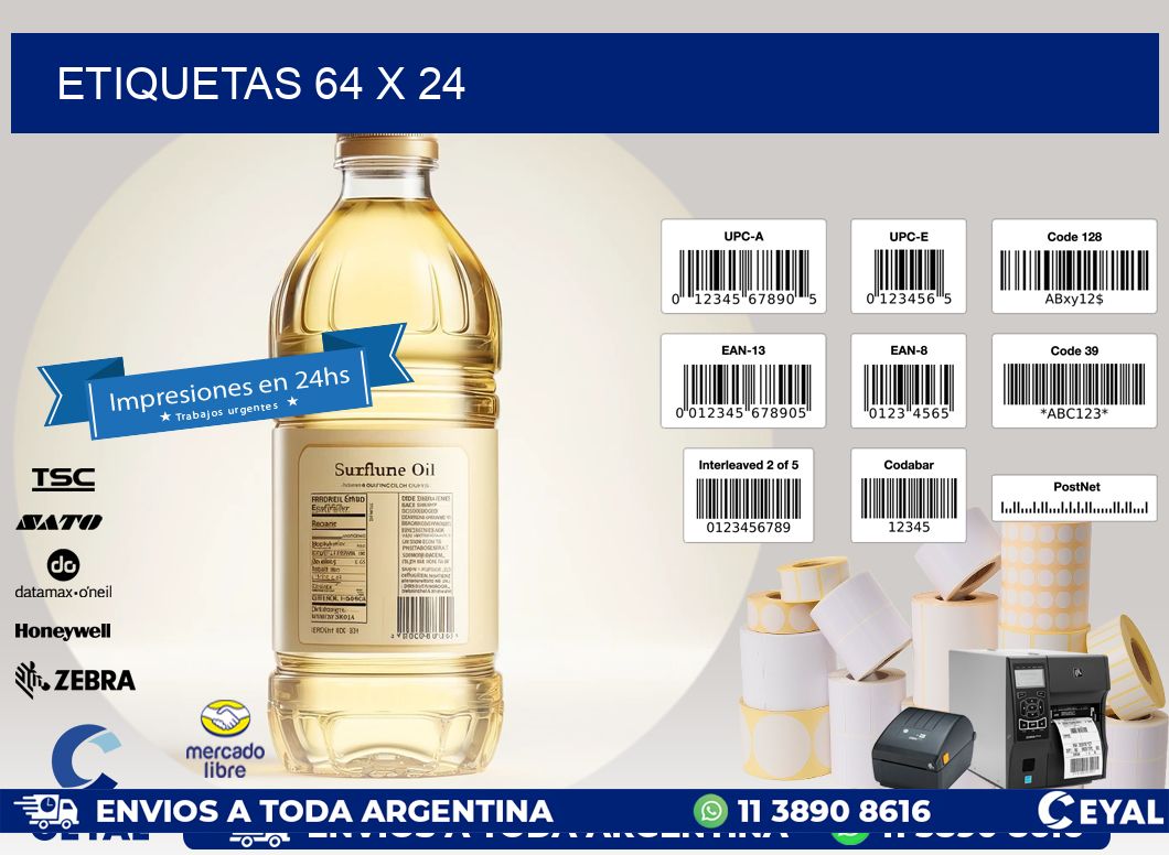 ETIQUETAS 64 x 24
