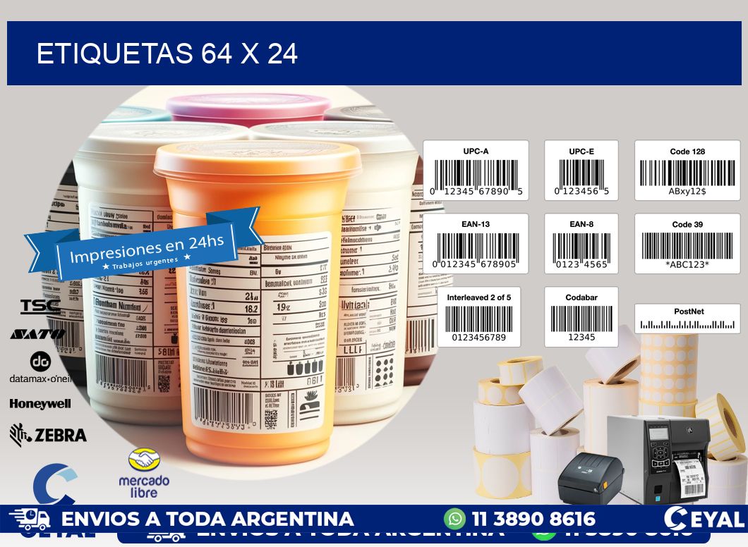 ETIQUETAS 64 x 24