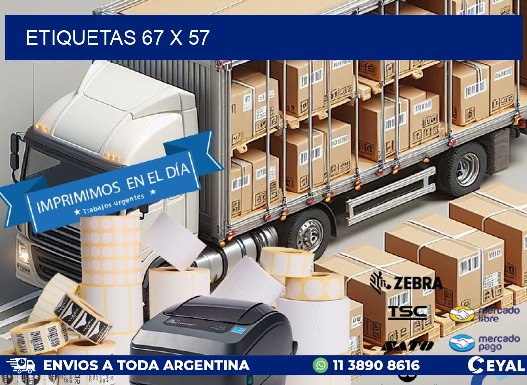 ETIQUETAS 67 x 57