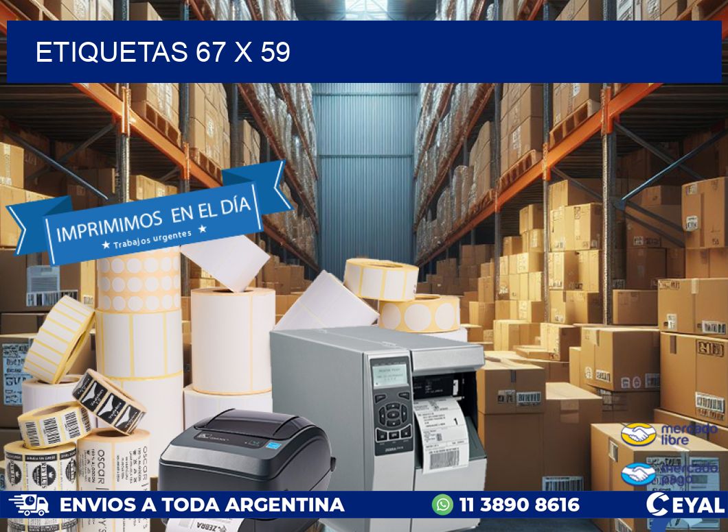 ETIQUETAS 67 x 59
