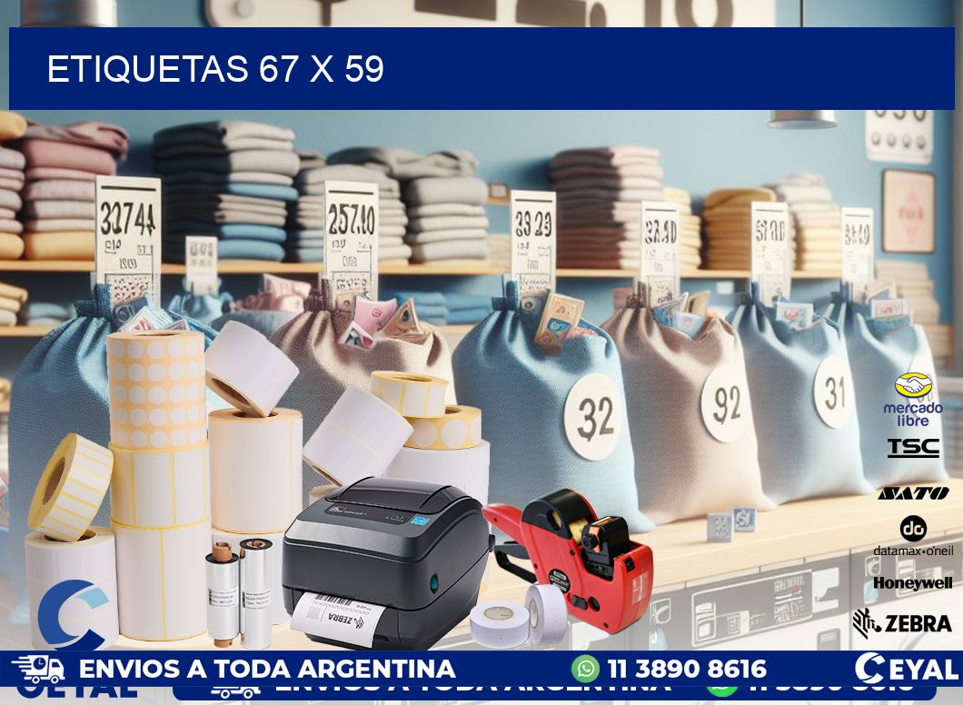 ETIQUETAS 67 x 59