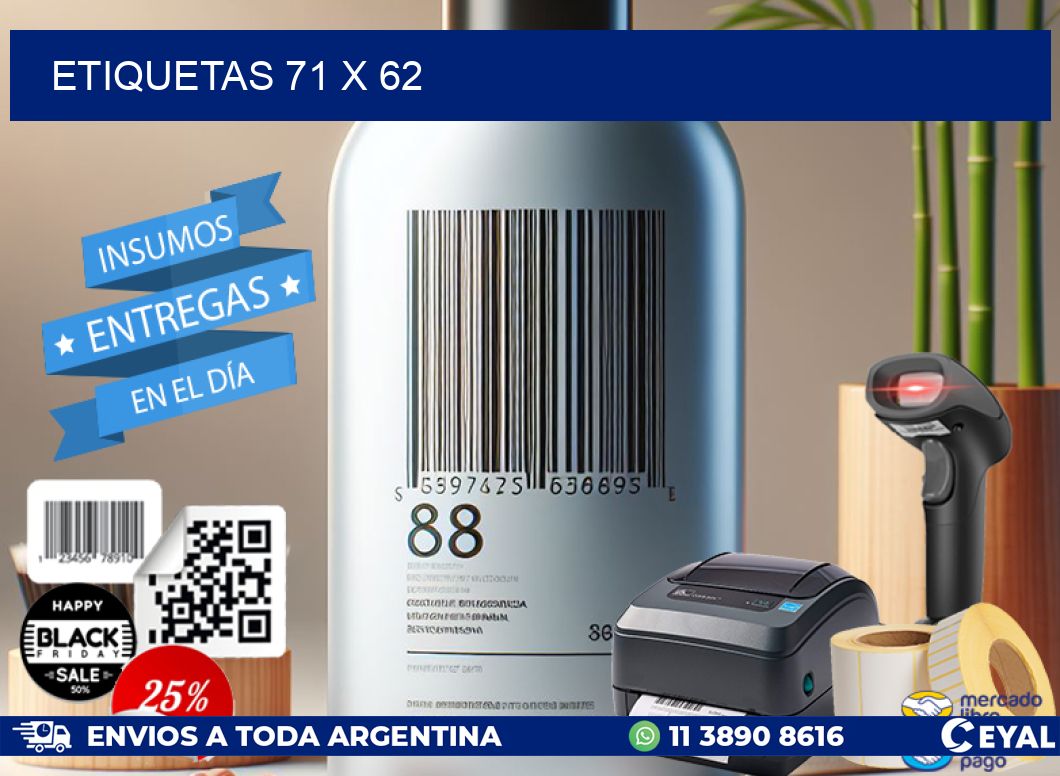 ETIQUETAS 71 x 62