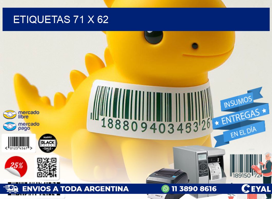 ETIQUETAS 71 x 62