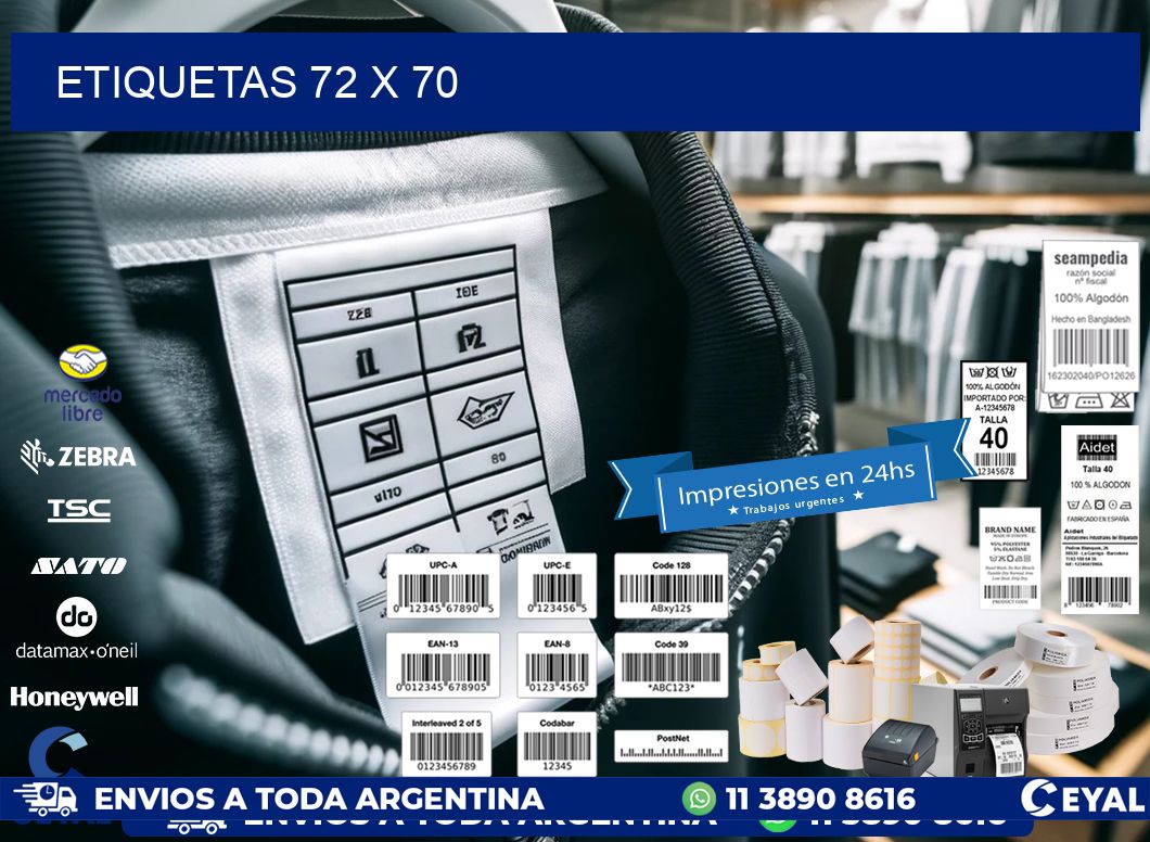 ETIQUETAS 72 x 70