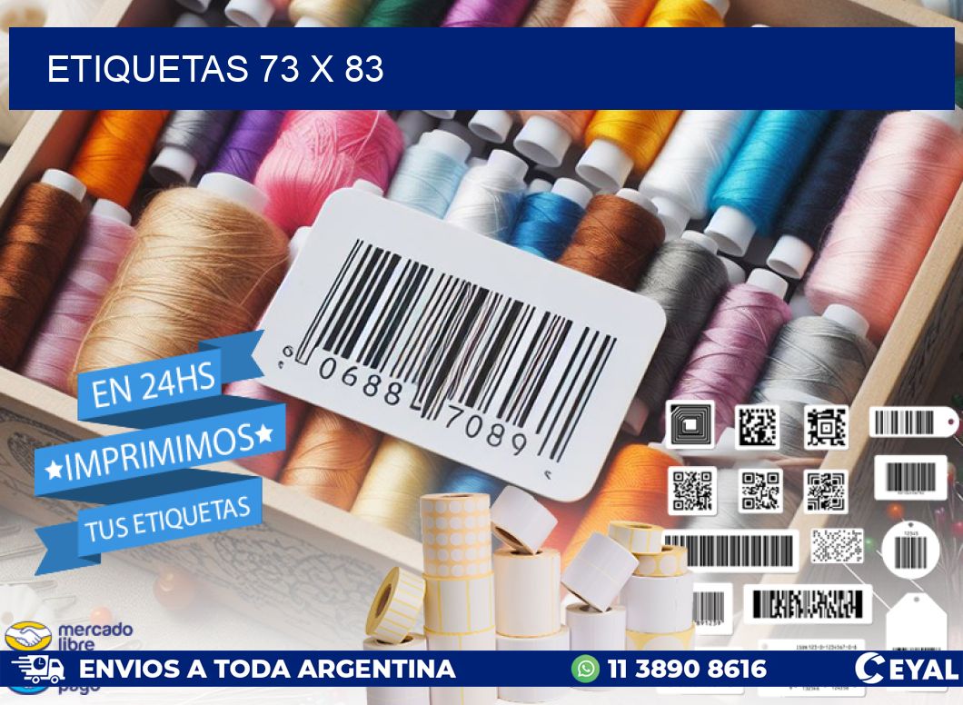 ETIQUETAS 73 x 83
