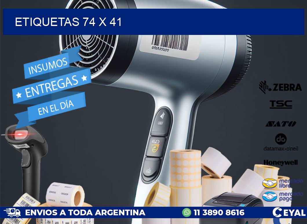 ETIQUETAS 74 x 41