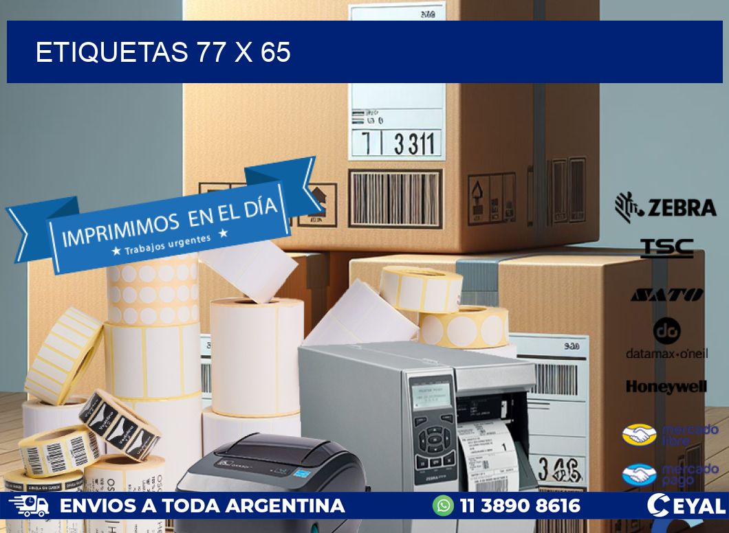 ETIQUETAS 77 x 65