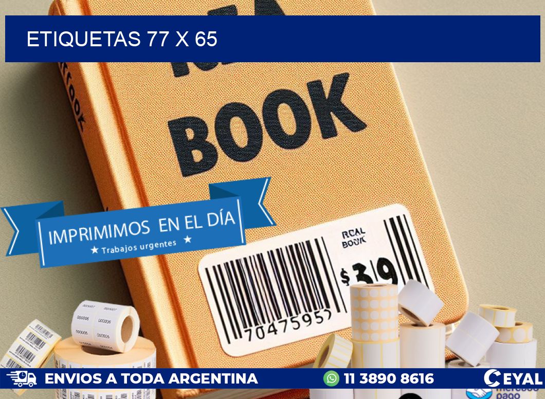 ETIQUETAS 77 x 65