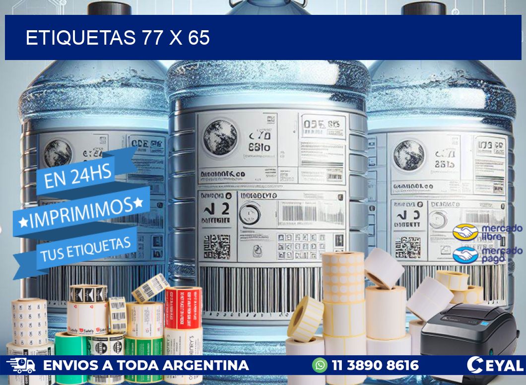 ETIQUETAS 77 x 65