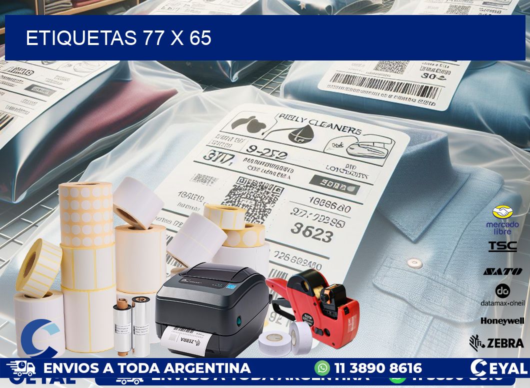 ETIQUETAS 77 x 65