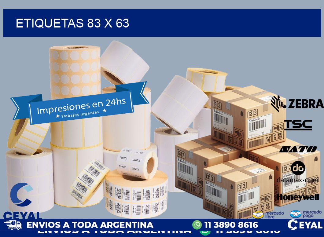 ETIQUETAS 83 x 63