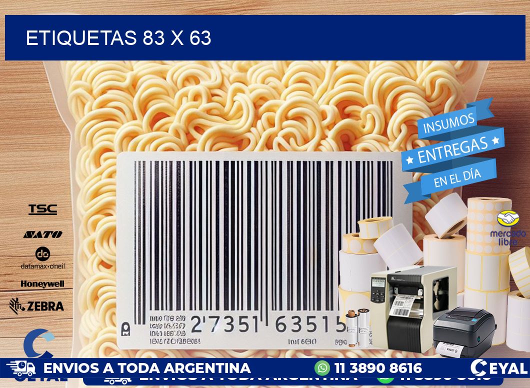 ETIQUETAS 83 x 63
