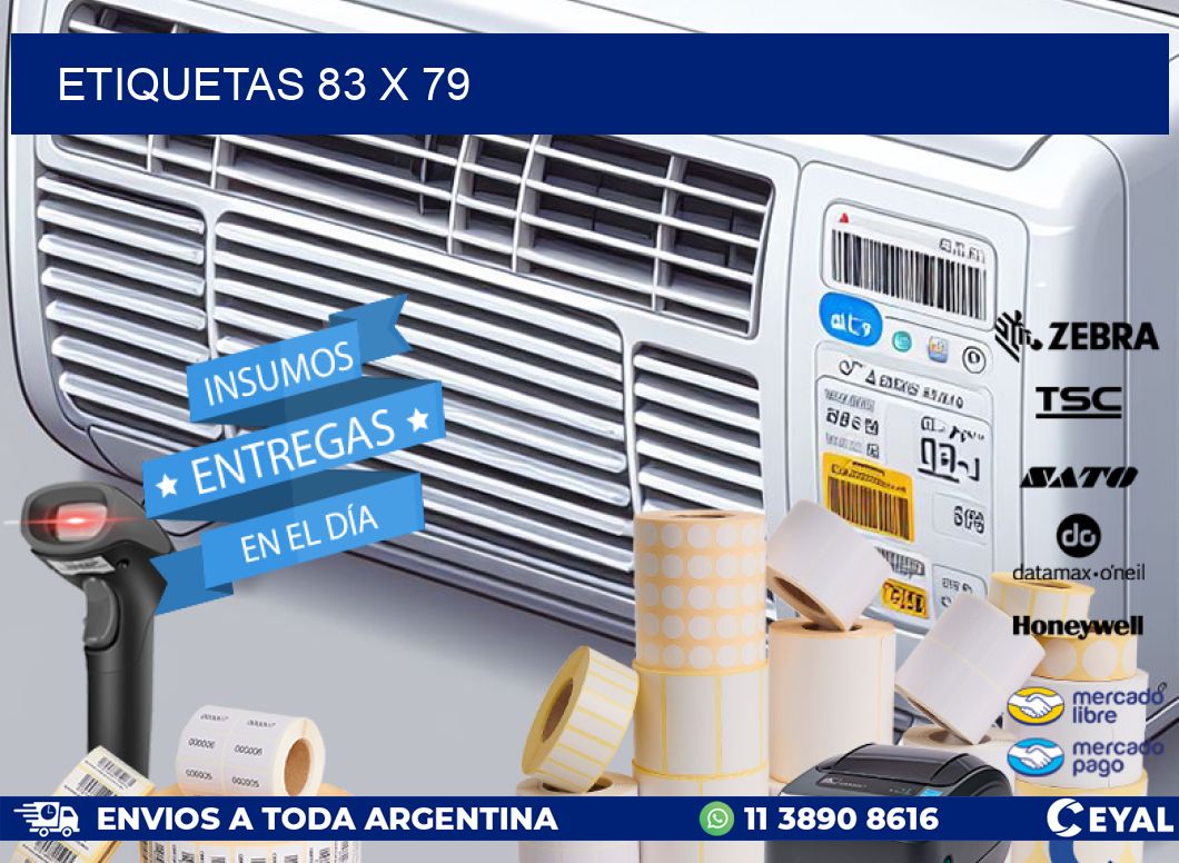 ETIQUETAS 83 x 79
