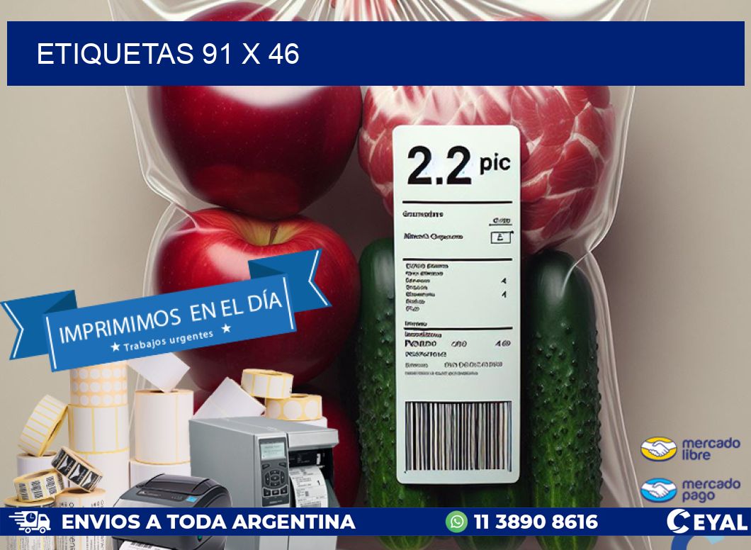 ETIQUETAS 91 x 46