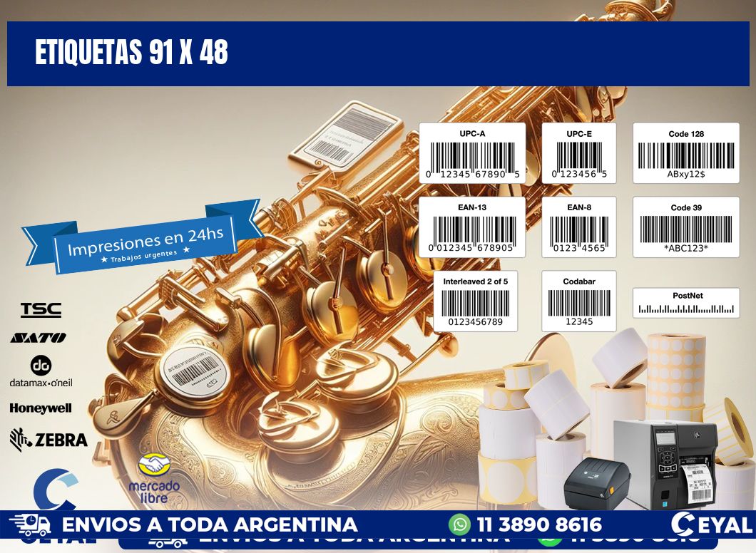 ETIQUETAS 91 x 48