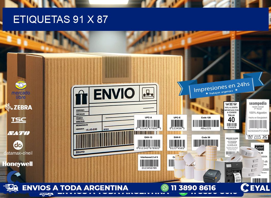 ETIQUETAS 91 x 87