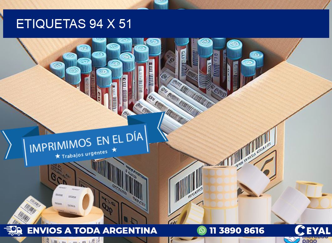 ETIQUETAS 94 x 51