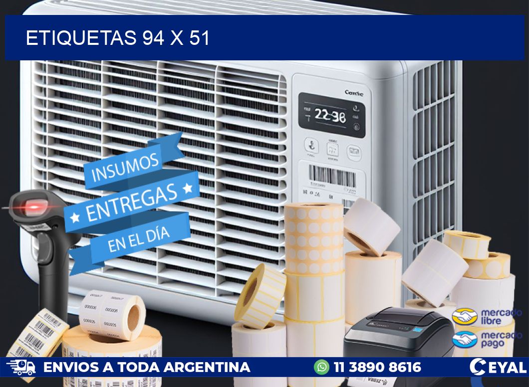 ETIQUETAS 94 x 51