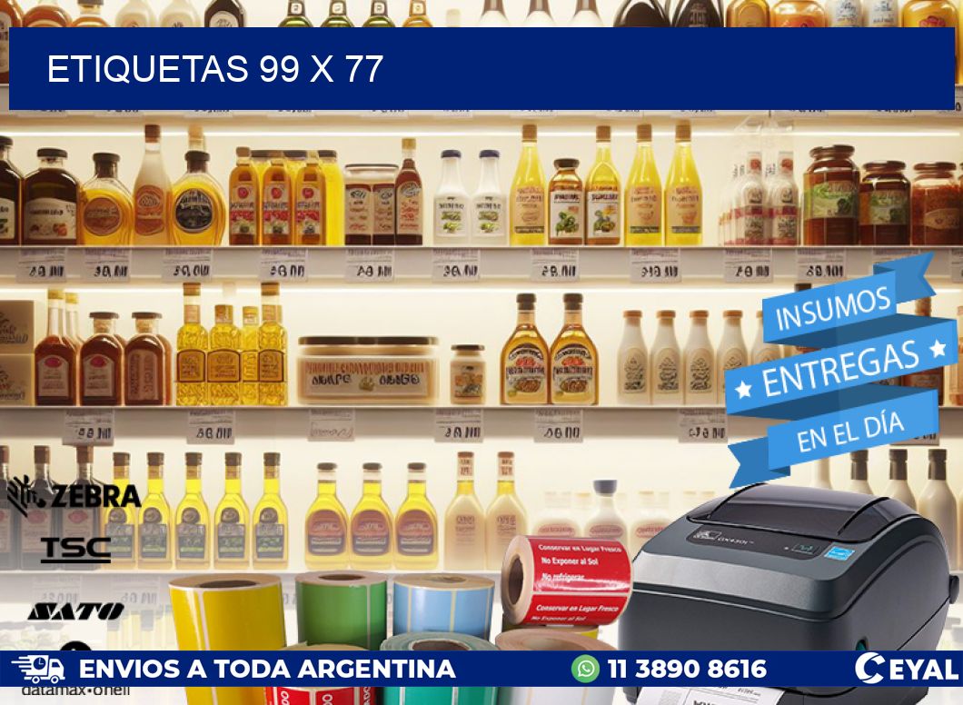 ETIQUETAS 99 x 77