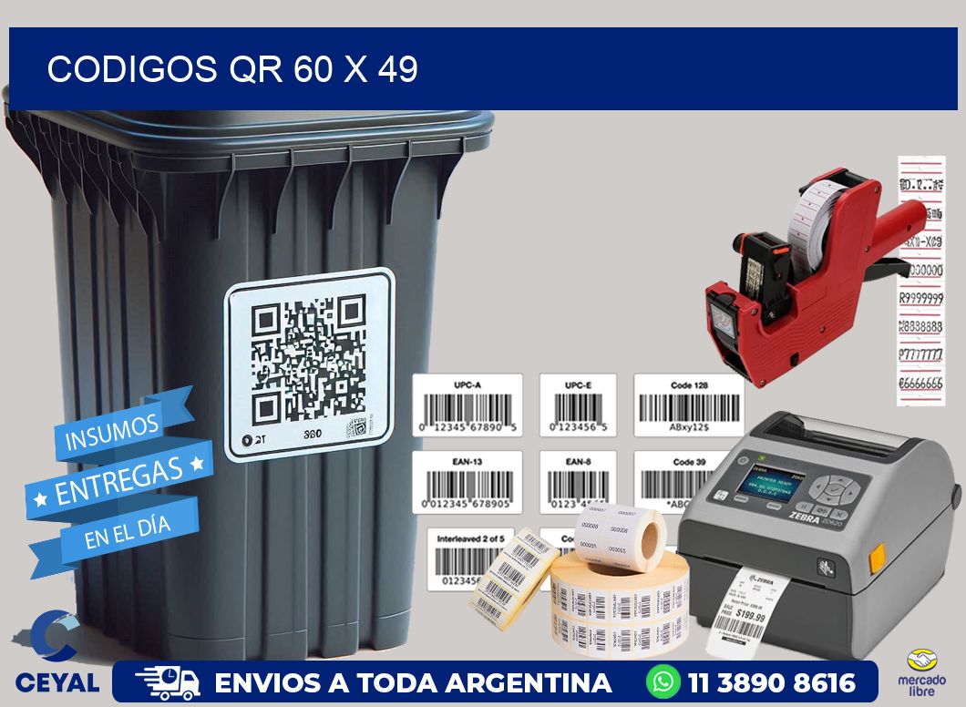 CODIGOS QR 60 x 49