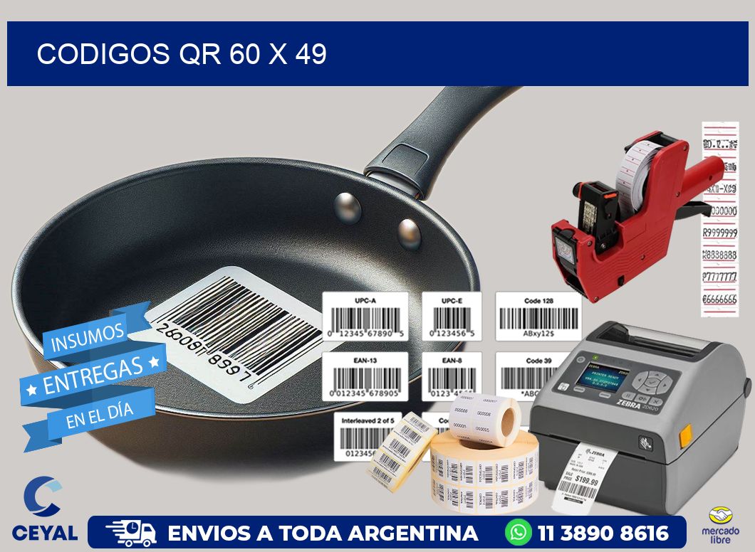 CODIGOS QR 60 x 49