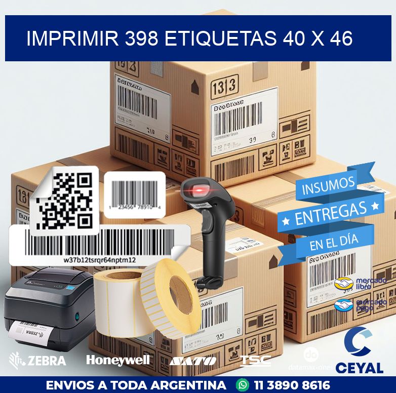 IMPRIMIR 398 ETIQUETAS 40 x 46