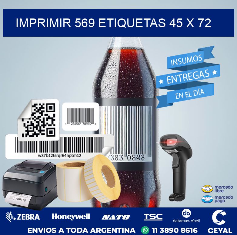 IMPRIMIR 569 ETIQUETAS 45 x 72