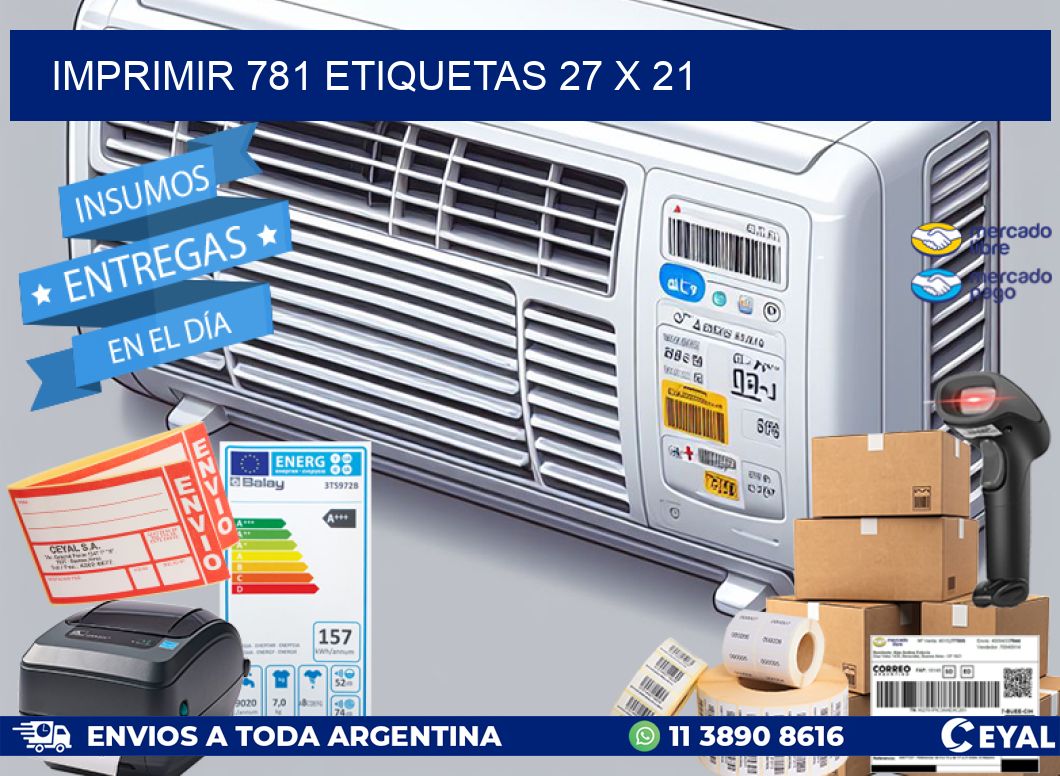 IMPRIMIR 781 ETIQUETAS 27 x 21
