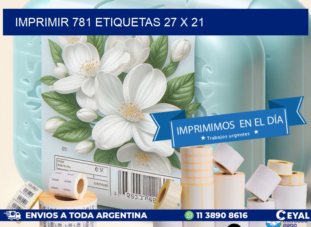 IMPRIMIR 781 ETIQUETAS 27 x 21
