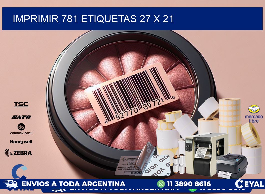 IMPRIMIR 781 ETIQUETAS 27 x 21