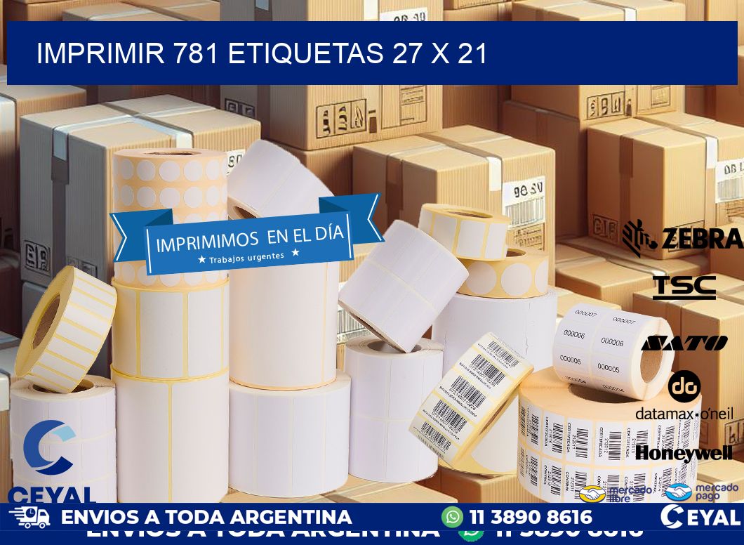 IMPRIMIR 781 ETIQUETAS 27 x 21