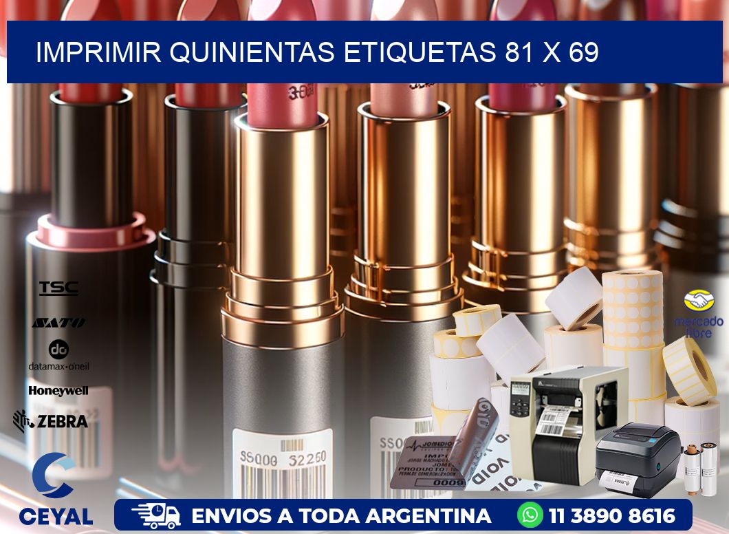 IMPRIMIR QUINIENTAS ETIQUETAS 81 x 69