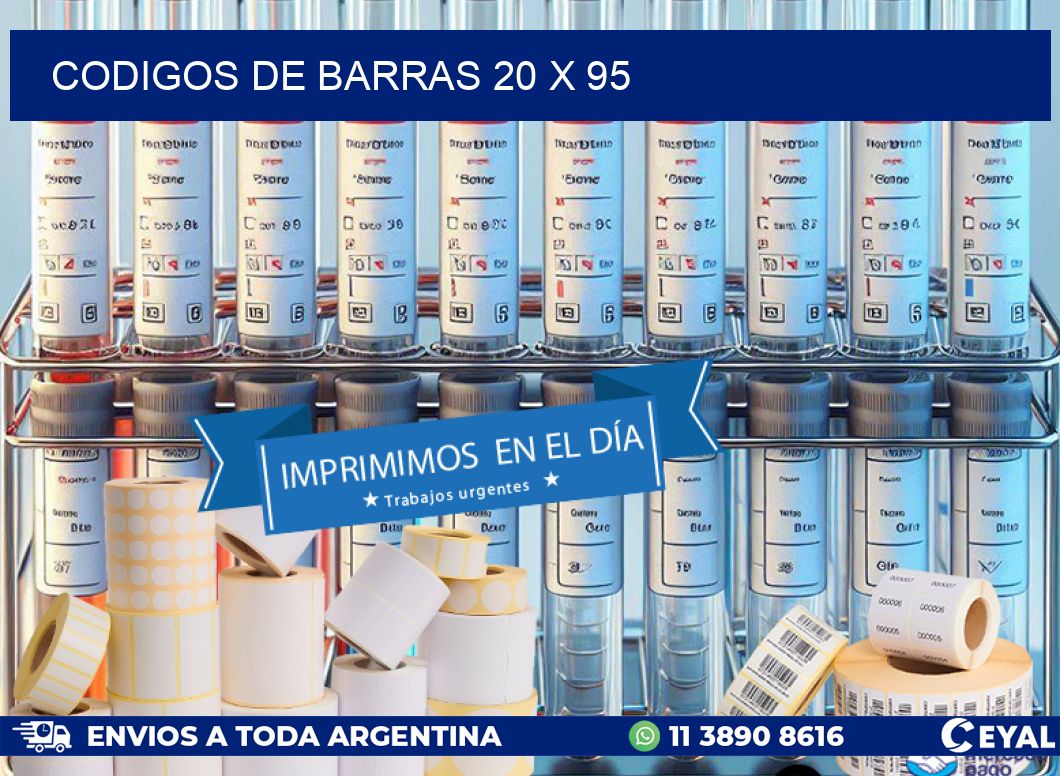 codigos de barras 20 x 95