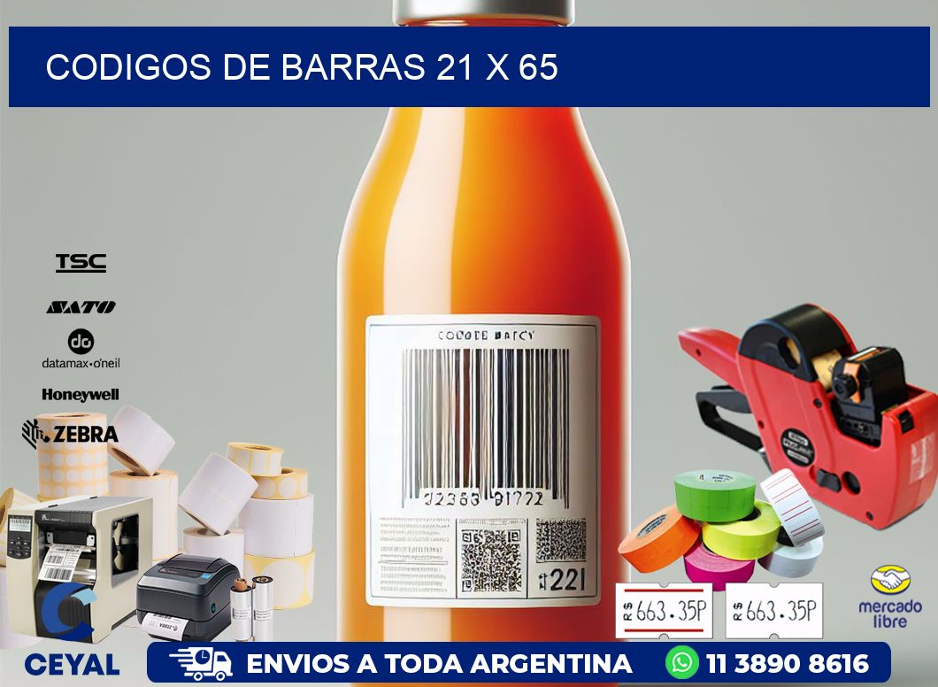 codigos de barras 21 x 65