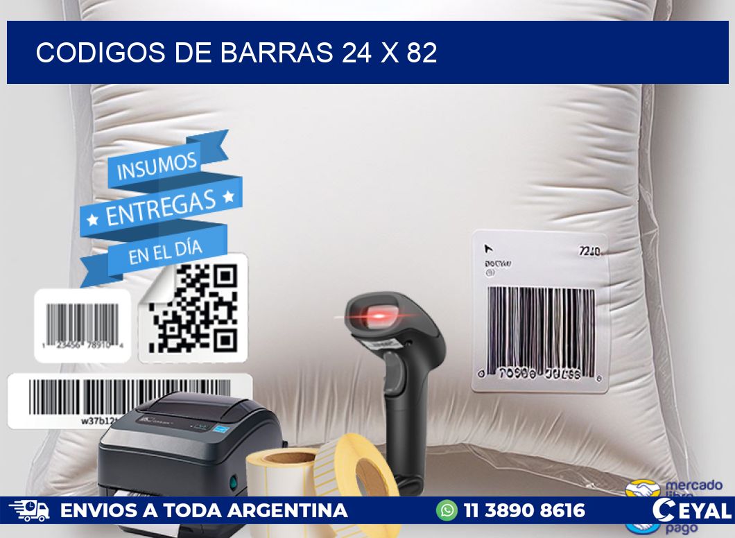 codigos de barras 24 x 82
