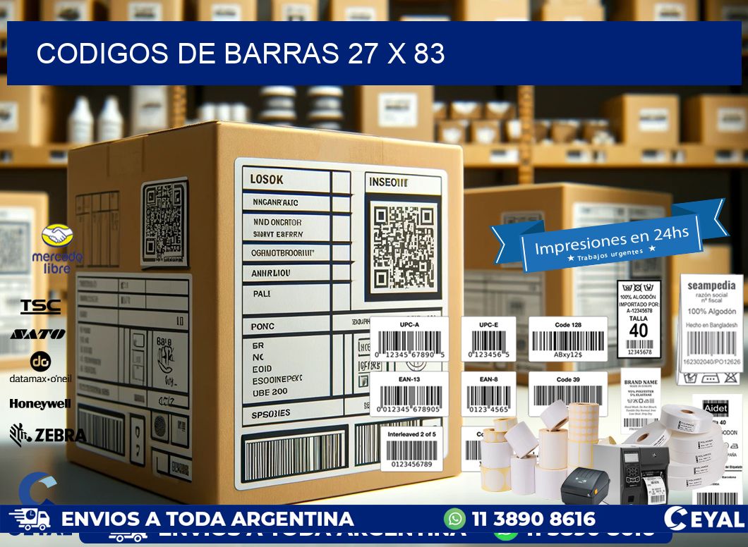 codigos de barras 27 x 83