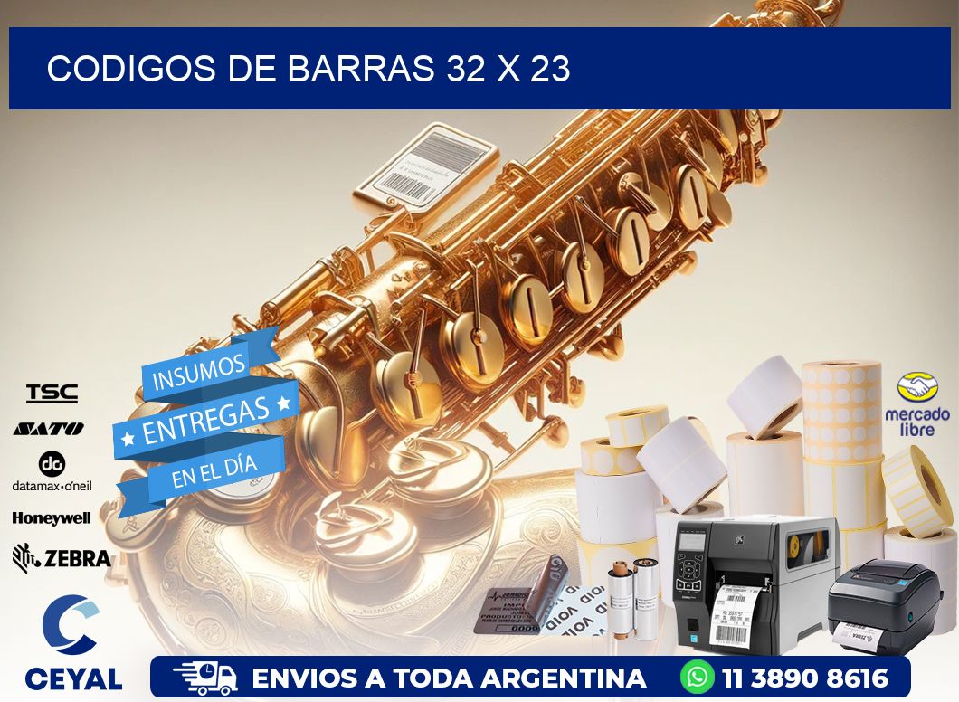 codigos de barras 32 x 23