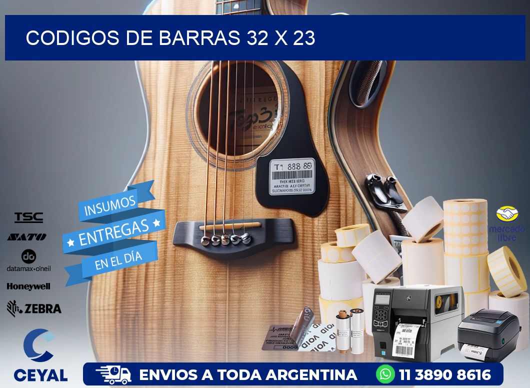 codigos de barras 32 x 23