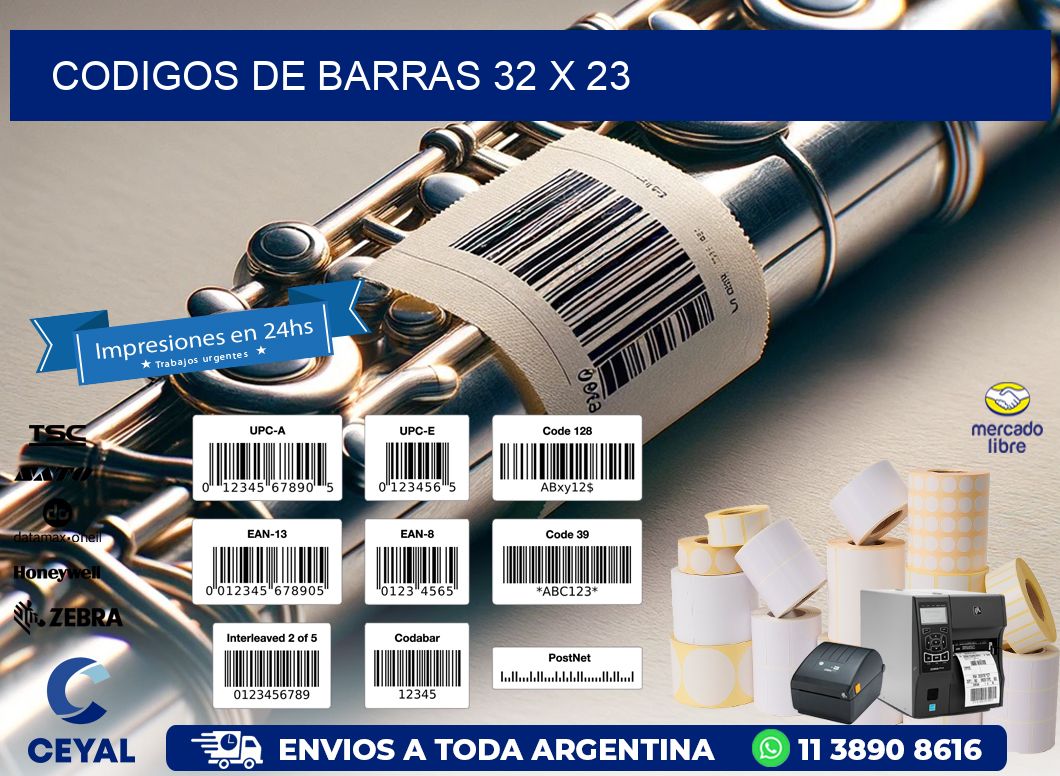 codigos de barras 32 x 23
