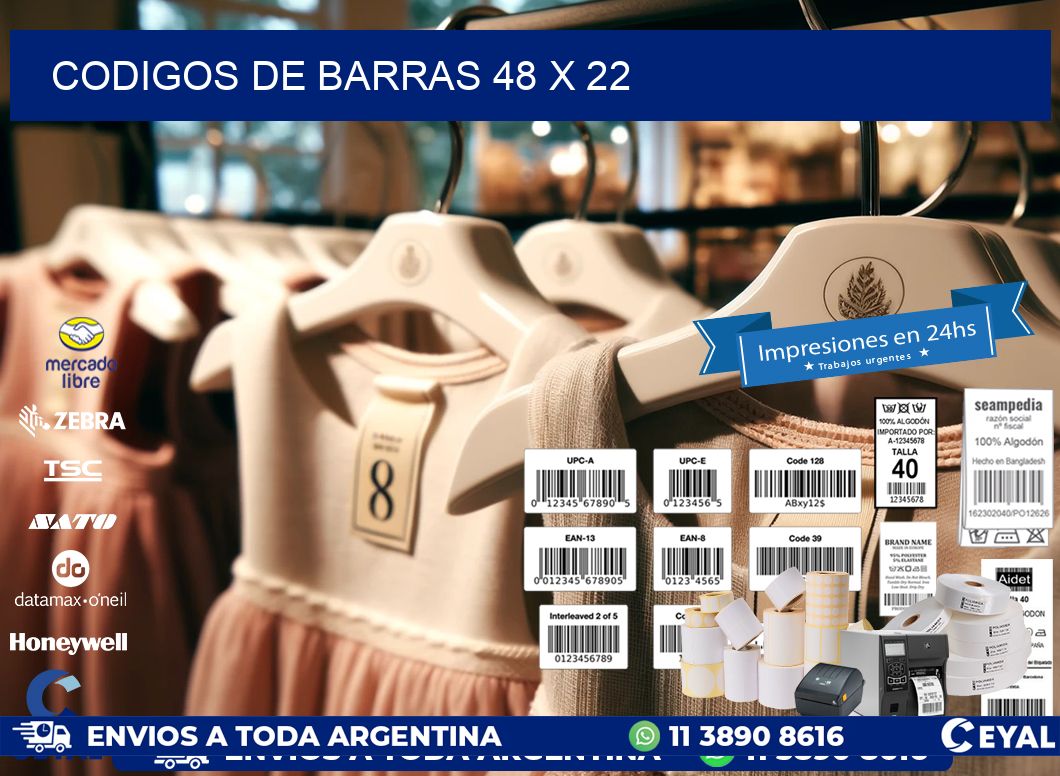 codigos de barras 48 x 22