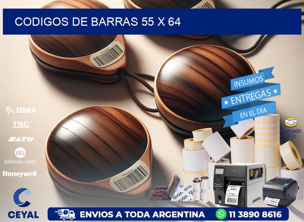 codigos de barras 55 x 64