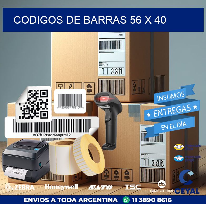 codigos de barras 56 x 40