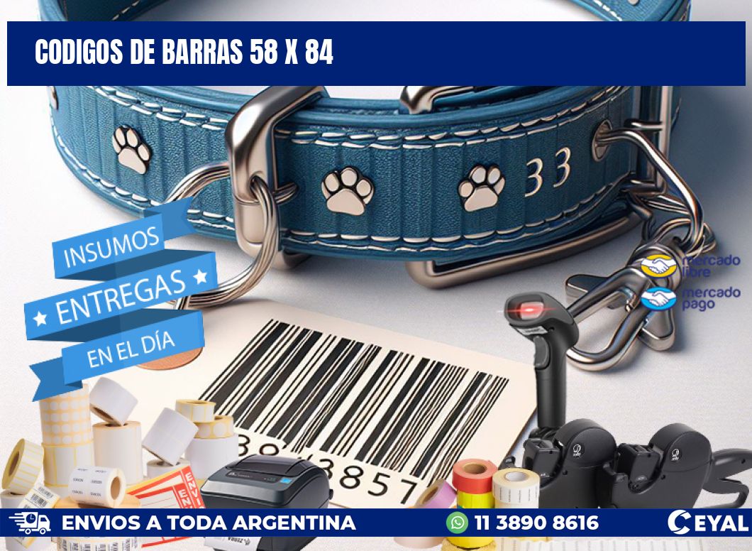 codigos de barras 58 x 84