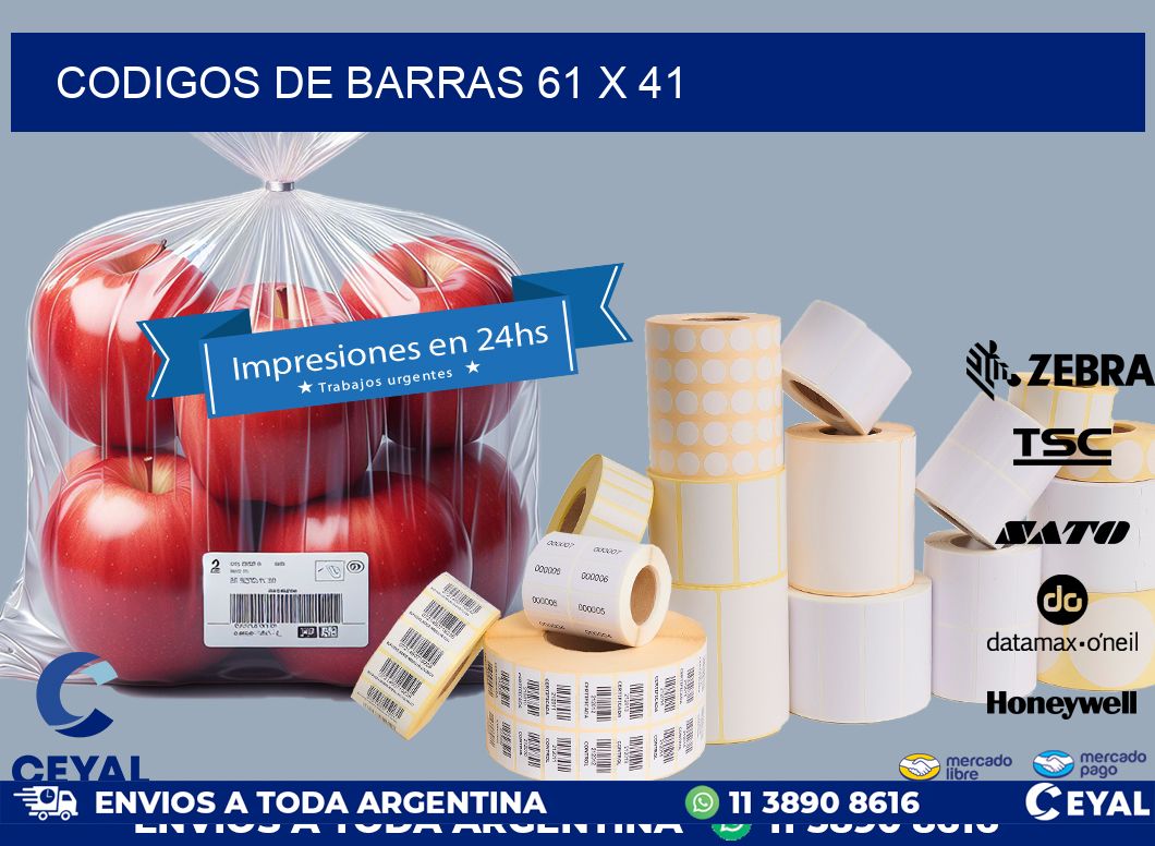 codigos de barras 61 x 41