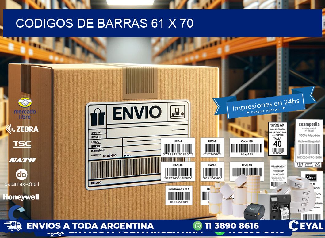 codigos de barras 61 x 70