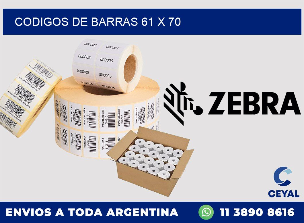 codigos de barras 61 x 70