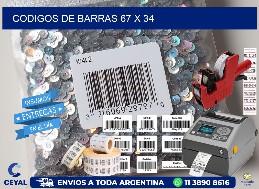 codigos de barras 67 x 34