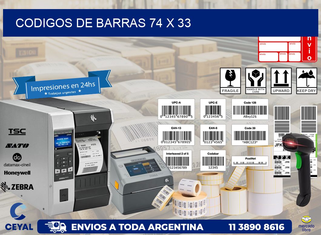 codigos de barras 74 x 33