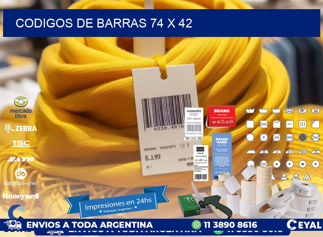 codigos de barras 74 x 42