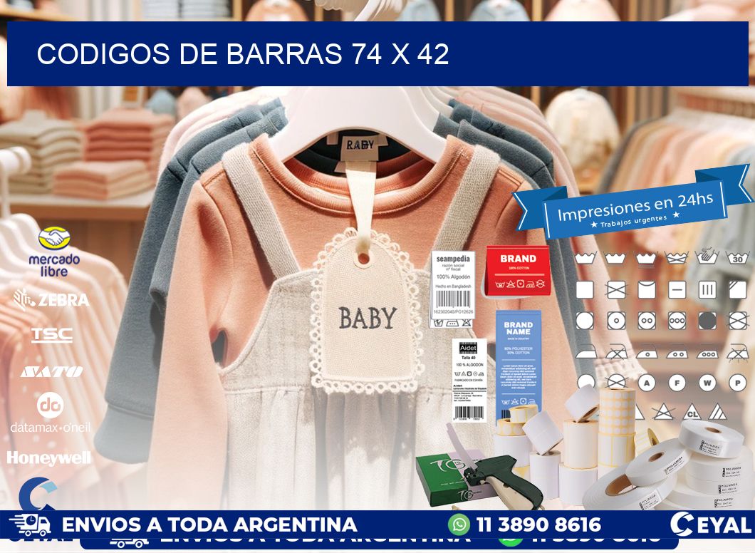 codigos de barras 74 x 42
